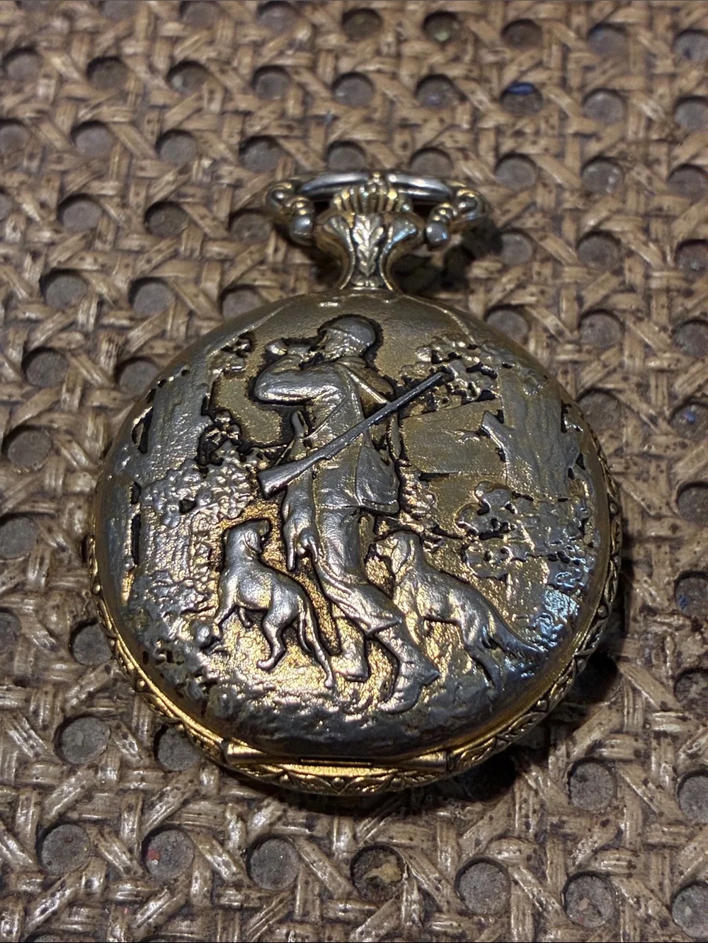 Andre Rivalle Swiss made Accent - Gold/White pocket watch
